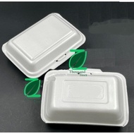 Polystyrene Medium Foam Lunch Box [ 100pcs± ] Polistrin - Polisterin Kotak Nasi - TAGE T288 Foam Foo