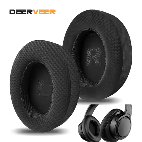 DEERVEER for Mpow H4 H5 H7 H12 H19 H21 Headphones Replacement Earpad Ear Pad Cushions