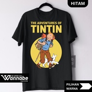 COMIC T1NT1N 9 SIZE S - 7XL ADULT JUMBO BIGSIZE PREMIUM SIZEBIG & CHILDREN'S T-SHIRT 2 - 13 YEARS