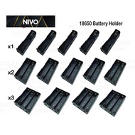 UM 18650 X1 / X2 / X3 BATTREY HOLDER 18650 3.7v Battery Holder battery casing
