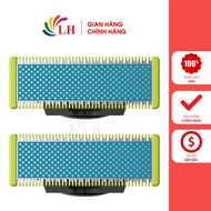 Lưỡi dao thay thế máy cạo râu Philips Oneblade QP225/50 (Set 2 cái) - Cứng trên tóc nhẹ nhàng trên d