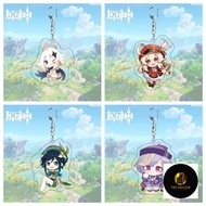 Pen bag 2D pendant peripheral character keychain student bag pencil bag 2D cartoon pendant