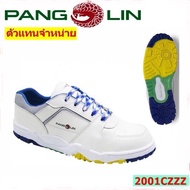 【ต้นฉบับ】 รองเท้าเซฟตี้ รุ่น 2001 Pangolin หนังแท้ สีขาว หัวเหล็ก พื้นยางสำเร็จรูป (CEMENTING) ทรงสปอร์ตนจ