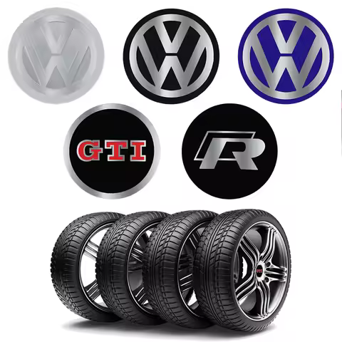56/60/65/70/75/80/90/100/120mm Car Wheel Center Hub Cap Stickers Accessories For Volkswagen R Bora G