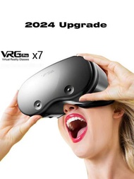 1入最新款手機vr眼鏡,青年在元宇宙中使用的虛擬現實3d眼鏡