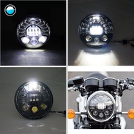 Newest 7inch Round Motorcycle Led Projector  Headlight High Low Beam For Motorcycle 7" LED Headlight