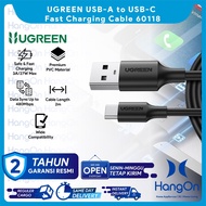 IPHONE UGREEN 60118 USB-A to USB-C Fast Charging Cable 3A 27W 2 Meter Charger Cable For Android Phon