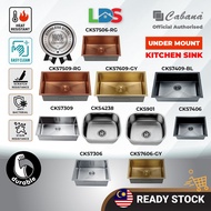 LDS Undermount Stainless Steel Cabana Kitchen Sink Single Bowl Dapur Sinki CKS901 CKS7306 CKS7406