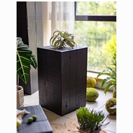 Nordic Carbonized Wood Pier Entrance Decoration Root Carving Frame Art Base Corner Table Solid Wood 