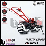Quick Traktor Bajak Sawah Capung Metal Tanpa Mesin Penggerak Good
