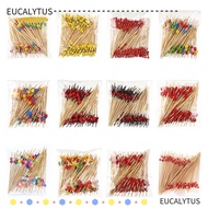 EUCALYTUSSG Cocktail Fork, Wooden Picnic Party Supplies Bamboo Pick,  Disposable Cocktail Pick Picni