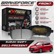 OUT OF BrakeForce Extreme Carbon Ceramic Front Brake Pads For Suzuki Swift 2011 Up To Present