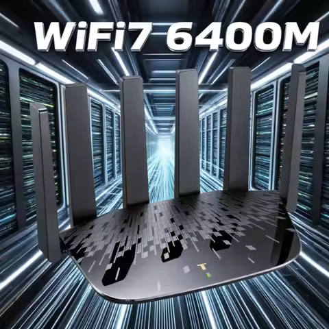 TP-Link WiFi7 AX6400 Wireless Router 6400Mbps Ultra-Fast Gigabit Router 802.11be High-Performance Ne