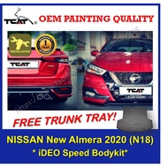 Nissan Almera Turbo 2020 iDEO Speed Bodykit Body Kit Front Side Rear Skirt Lip With Installation (Free Trunk Tray)