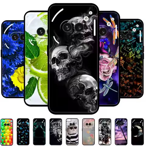 For Nothing Phone 2a Case Soft Silicone Cool Wolf Shockproof Cover for Nothing Phone 2A 2 a A142 6.7