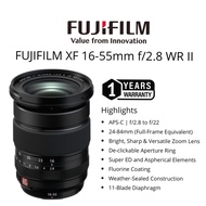 FUJIFILM XF 16-55MM F/2.8 WR II APSC F/2.8 TO F/22 WIDE ANGLE ZOOM LENS F/2.8 FUJIFILM XF 16-55MM XF
