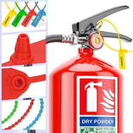 1000 Pcs Plastic Tamper Seals Fire Extinguisher Tags Security Tags Seals Safety Numbered Zip Ties La