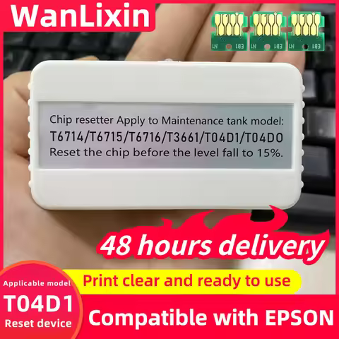 Maintenance Ink Tank Chip Resetter T04D100 C13T04D100 for Epson L6160 6170 6161 6168 6171 6178 6190 