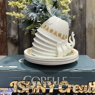 [Used] CORELLE Butterfly Gold hook cup & saucer