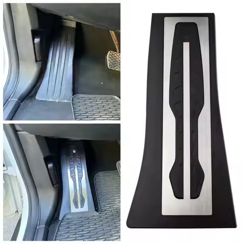 Foot Rest Pedal for BMW X5 X6 F15 F16 E70 E71 E72 X7 2008-2020 LHD Car Dead Pedal Pads Covers Stainl