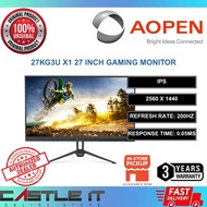 AOPEN 27KG3U X1 27 Inch IPS QHD 200Hz 0.05ms Gaming Monitor UM.HX3SM.103