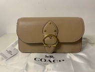 COACH glovetanned leather beat crossbody clutch 4763 BGH0090