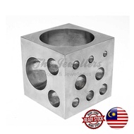 50mm Square Steel Dapping Block Dapping Dies Shaping Tools Jewellery Casting tools Metal Casting Too