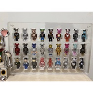 Bearbrick 100% display box crystal transparent brick bear display board violent bear 27 grid