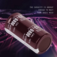 Yoaushop 2pcs 63V 6800uF Capacitors Electrolytic Capacitor 25 × 50mm 105℃