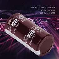 Yoaushop 2pcs 63V 6800uF Capacitors Electrolytic Capacitor 25 × 50mm 105℃