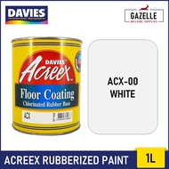 Davies Acreex Rubberized Floor Paint White - 1L