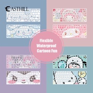 EASTHILL Sanrio Kawaii Kuromi Melody Keyboard Cover For Lenovo Legion 5 5i 5Pi Legion 7 7i 15 2020 S