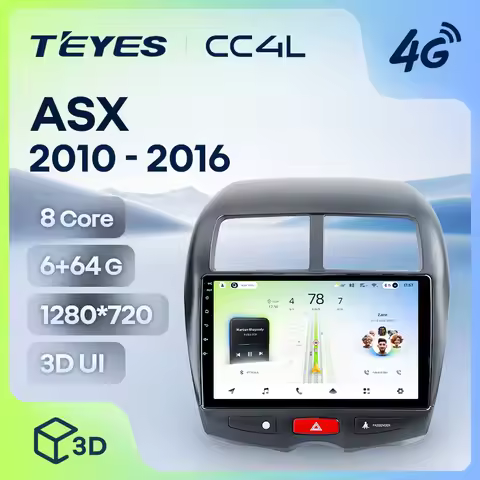 TEYES CC4L For Mitsubishi RVR Outlander Sport ASX 1 2010 - 2016 Car Radio Multimedia Video Player Na