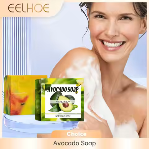 Avocado Soap Body Cleansing Moisturizing Oil Control Smoothing Skin Tender Skin Even Tone Remove Dir