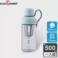 義大利Black Hammer Tritan搖搖運動瓶500ml-四色可選_藍