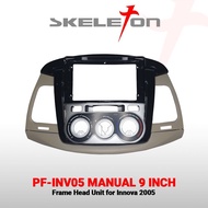 Frame Headunit 9 inch Innova 2005- 2010 type V AC Digital atau type G AC Manual