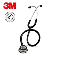 3M听诊器医用Littmann通用三代双面型成人儿童学生听诊器专业医生听诊器 骑士黑5620