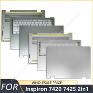 NEW For DELL Inspiron 14 7420 7425 2-in-1 Laptop LCD Back Cover/Hinges/Palmrest/Bottom Case Laptop F