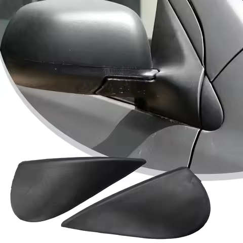 Front Right/Left Car Side Mirror Corner Triangle Cover Trim For Nissan For Versa .6L MT 2012-19 9631