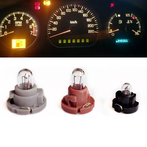10pcs auto bulb T3 T4.2 T4.7 Interior instrument light, air conditioning button indicator light, aut