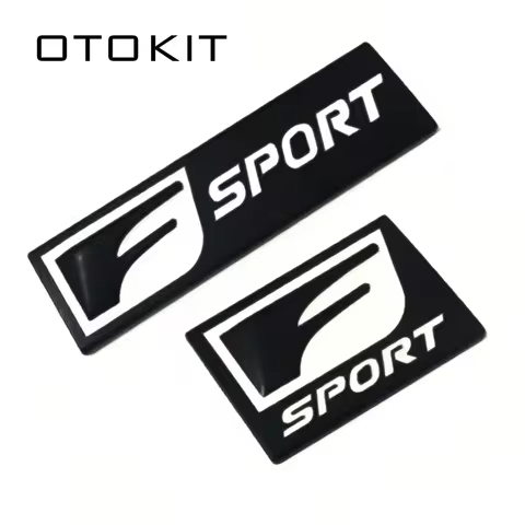 3D ABS Metal Badge Decal Rear Trunk Emblem Sticker for F Sport Lexus IS ISF GS RX RX350 ES IS250 ES3