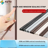 SUYO Weather Stripping Door Seal Strip, EPDM Self Adhesive Weather Stripping, Flexible Anti Collisio
