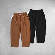 Voiry School Pant / 日本直筒褲、直筒褲穿搭、寬褲穿搭、鬆緊褲