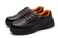 Men's Safety Shoesรองเท้าเซฟตี้2022 รองเท้าผู้ชายเซฟตี้ รองเท้าผ้าใบหัวเหล็ก รองเท้า Safety ชาย รองเท้าหัวหล็ก รองเท้าผู้ชายเซฟตี้ รองเท้าผู้ชายรองเท้าหัวเหล็กแฟชั่น รองเท้าหนัง รองเท้าผูกเชือก ระบายอากาศได้ กันลื่น หนัง สีดำ ทำงาน PU