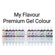 MyFlavor Edible Gel Food Colouring 25g each/ My Flavour/ My Flavor Colour