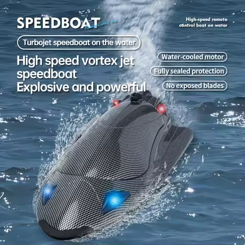 FY011 RC SpeedBoat 2.4Ghz 25KM/H High Speed Racing Boat Model Water Cooled Motor Remote Control Spee