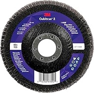 3M Cubitron 3 Flap Disc 1169F, 60+, T29-Conical, 4-1/2 in x 7/8 in, 10 ea/Case