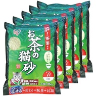 ★Direct delivery from Japan IRIS OHYAMA (IRIS OHYAMA) IRIS OHYAMA Tea Cat Sand 7L × 5 bags (organized)