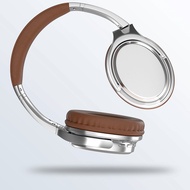 VJ901 Tai nghe Bluetooth kim loại over-ear retro 5.3_Silver nâu