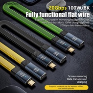 ViegoZoe USB C Extension Cable Male To Female Type C USB3.2 20Gbps 8K@60HZ Video Cord 100W For Pro T